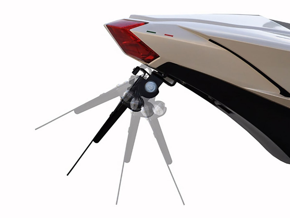 Zieger x-Line License Plate Holder Compatible With Kawasaki