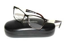 BRAND NEW DSQUARED2 DQ5101 008 GUNMETAL AUTHENTIC EYEGLASSES RX 54-14-135 W/CASE