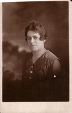 Postcard Real Photo RPPC CYKO c 1904 - 1920s Young Woman Posing 