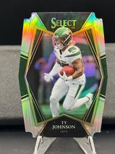 2021 Panini Select - Ty Johnson, #127 - Silver Die-Cut - New York Jets