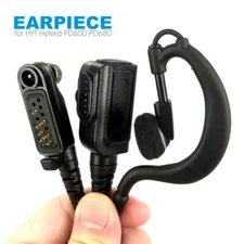 Earhook Mic Earpiece Headset for HYT Hytera PD600 PD602 PD605 PD662 PD665 PD680 