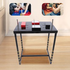 Pro Arm Wrestling Table Set Arm Wrestling Battle Table Stand w/ Pads Handles