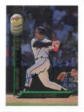 1994 Signature Rookies Draft Picks Signatures #96 Luis Lopez RC Auto SP