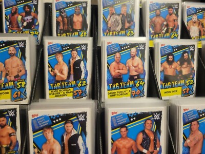 2021 Topps WWE Slam Attax Pick a Card Tag Team Factions