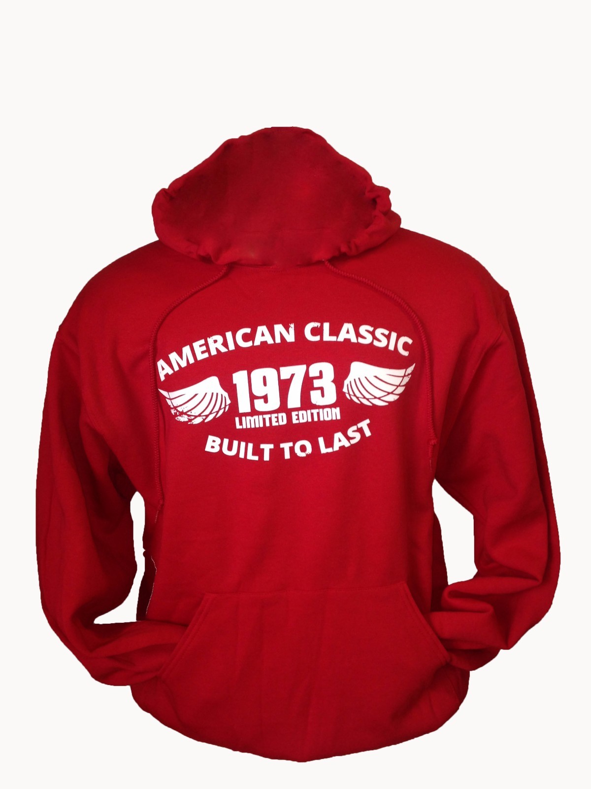 ALTRA Felpa con cappuccio American Classic 1973 costruita per durare pesante con taschino