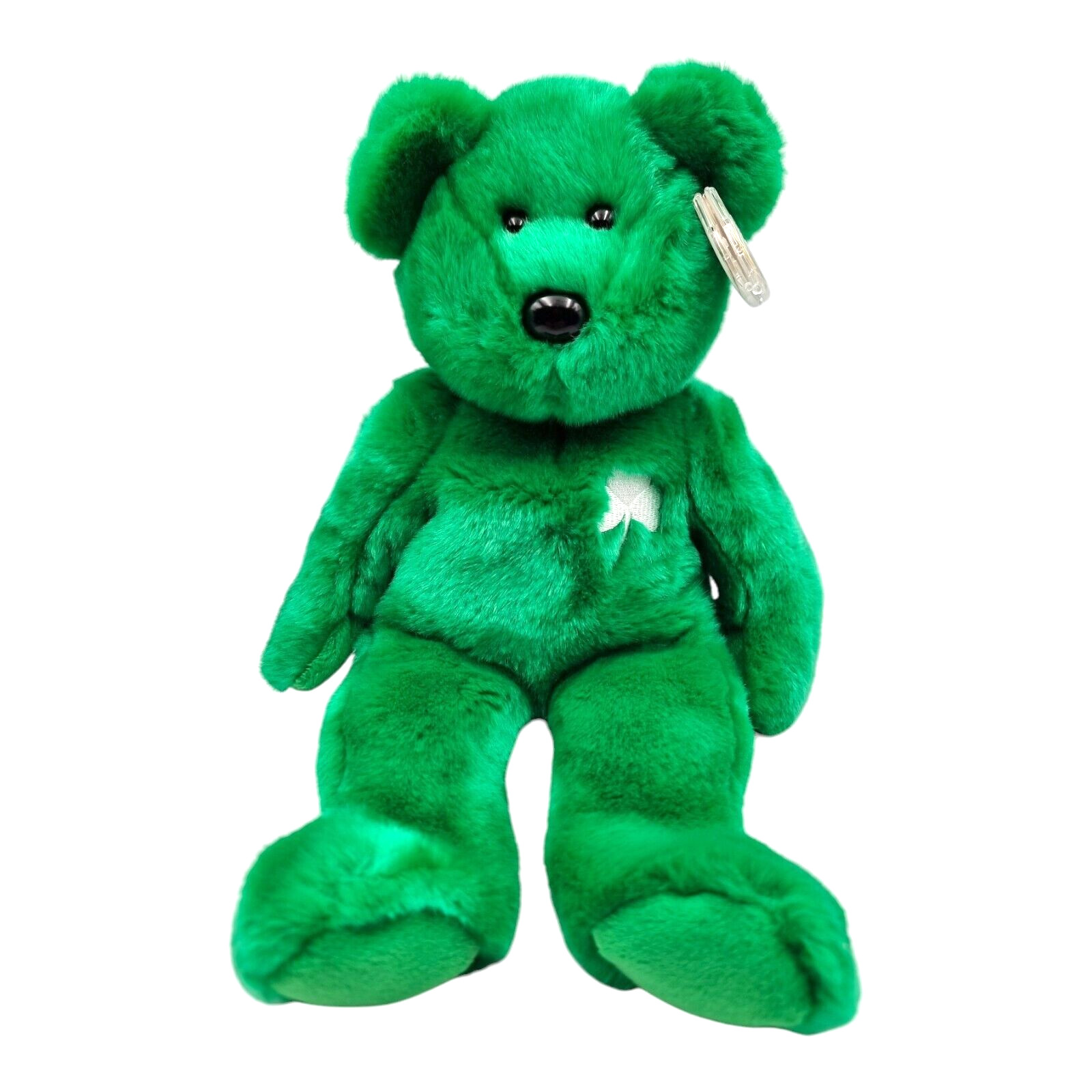 Ty Beanie Buddies Collection Erin Irish Shamrock Large Bear Retired 1998 Tags