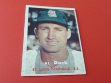 1957  TOPPS  # 98    AL  DARK    CARDINALS    NEAR  MINT /  MINT  OR  BETTER !!