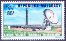 Madagascar 1972 MNH, Communication satellite [Cw]