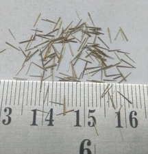Job Lot 60pc Watch Pins Nice Brass Hair Spring Pins Handy Spare for Parts Only