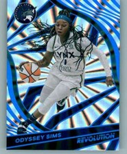 2022 Panini WNBA Revolution Sunburst #38 Odyssey Sims 48/75 Minnesota Lynx