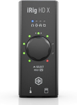 IK Multimedia iRig HD X Universal Guitar Audio Interface UPC 8025813922037