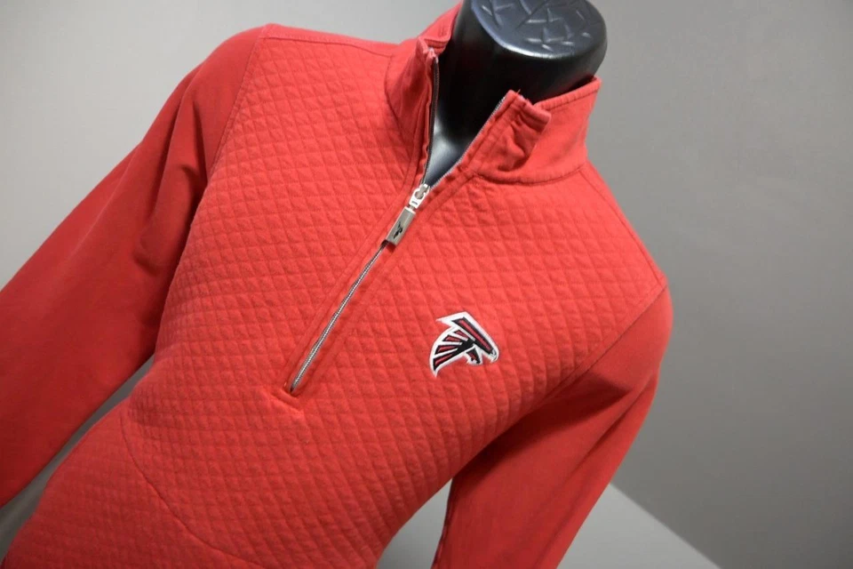 Tommy Bahama Golf 1/4 Cremallera Suéter Chaqueta Atlanta Falcons Mujer Grande Foto 4 de 4