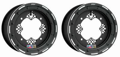 DWT ROK'N LOK Front Black Beadlock Rims Wheels 10'' 10x5 3+2 4/156 YFZ 450 450R