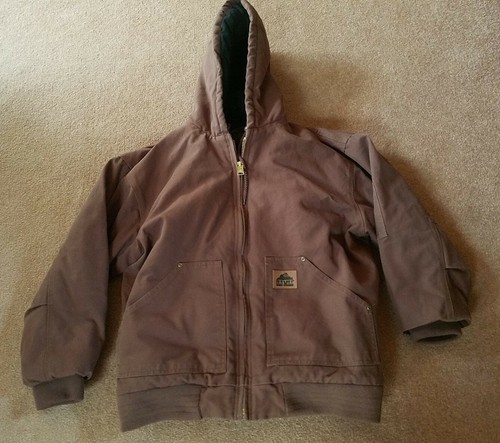 Old Mill Brown Canvas Insulated Fleece 