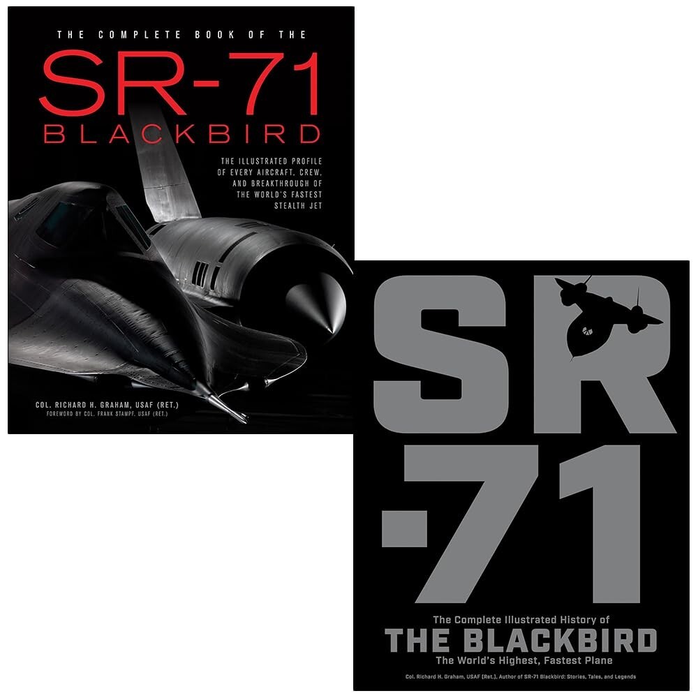 Richard H. Graham Collection 2 Books Set Complete Book of the SR-71 Blackbird