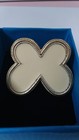 Cream Enamel Butterfly Adjustable Statement Ring SIZE 6 + UP!! — photo 5