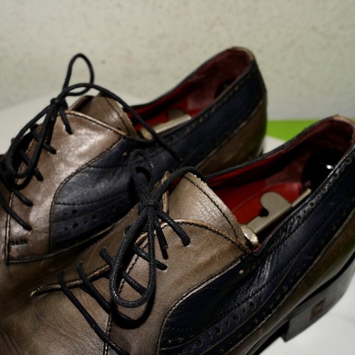 Jo Ghost Leather Lace Up Shoes Men 43 - Picture 8 of 17