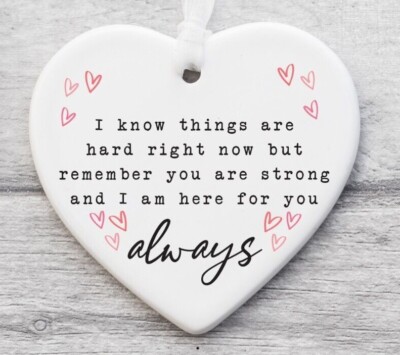 Sympathy Present KS22 | Positives Zitat Andenken | Thinking Of You Geschenk |
