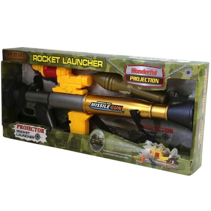 KIDS TOY MORTAR ROCKET LAUNCHER GUN SNIPER SOUNDS BOYS ARMY KIDS TOY MORTAR ROCKET LAUNCHER GUN SNIPER SOUNDS BOYS ARMY
