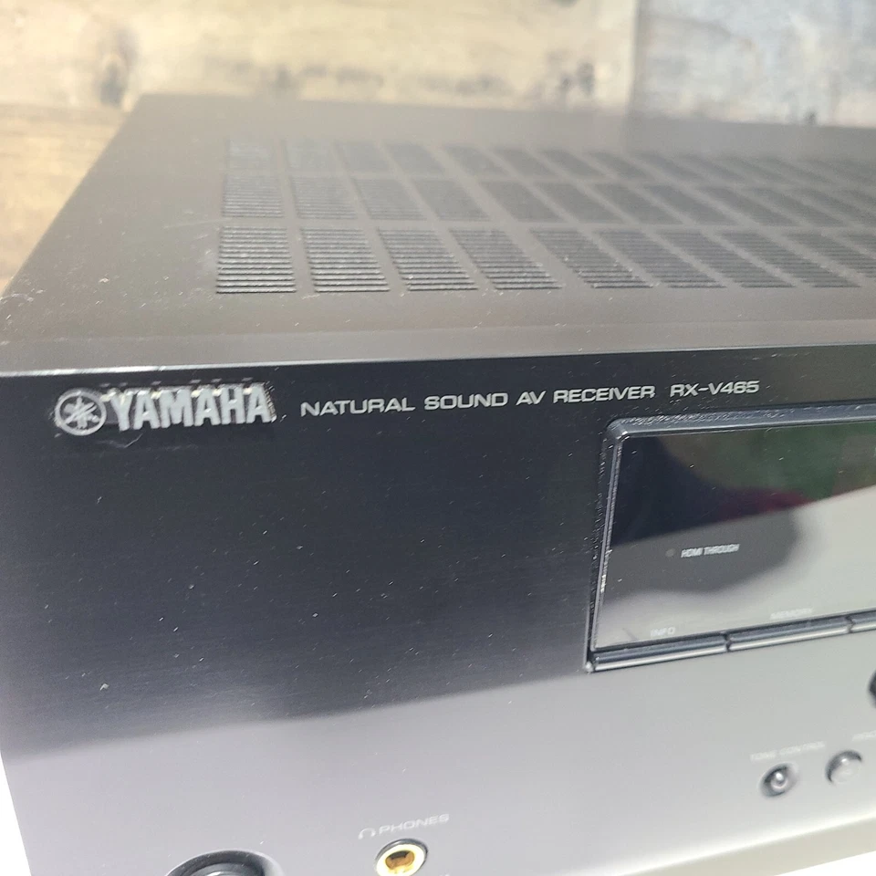 YAMAHA RX-V465 5.1 HDMI Home Audio Receiver Tuner Tested & Works Media Room - Image 4 of 4