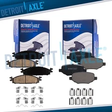 Front Rear Ceramic Brake Pads Kit for Ford Explorer Taurus Flex Lincoln MKS MKT