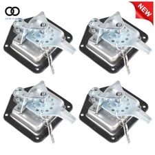 T-handle Tool Box Lock RV Door Latch w/ Two Keys Stainless Steel Polish