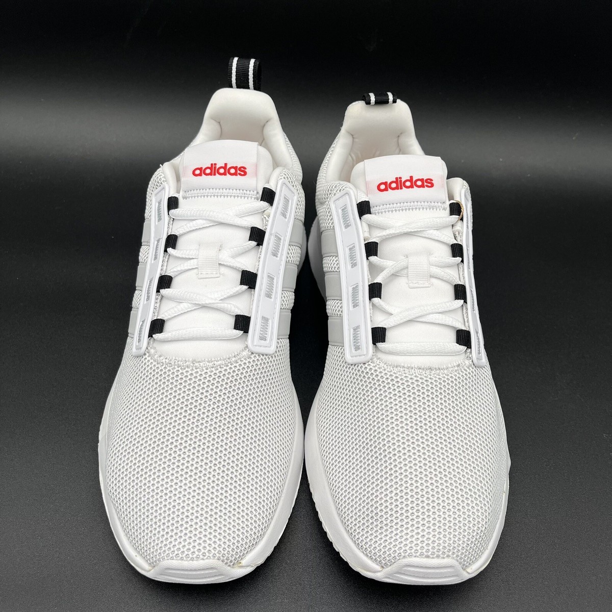 Adidas Racer TR21 Gray/White/Vivid Red Running Shoes GX4223