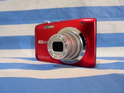 Old Red Nikon Camera Nikon COOLPIX From JAPAN Nikon USED