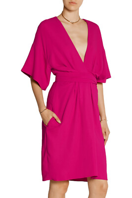 issa pink dress Yellow Sweetheart Sheath Short Homecoming Dresses With Keyhole, Fuchsia / 18