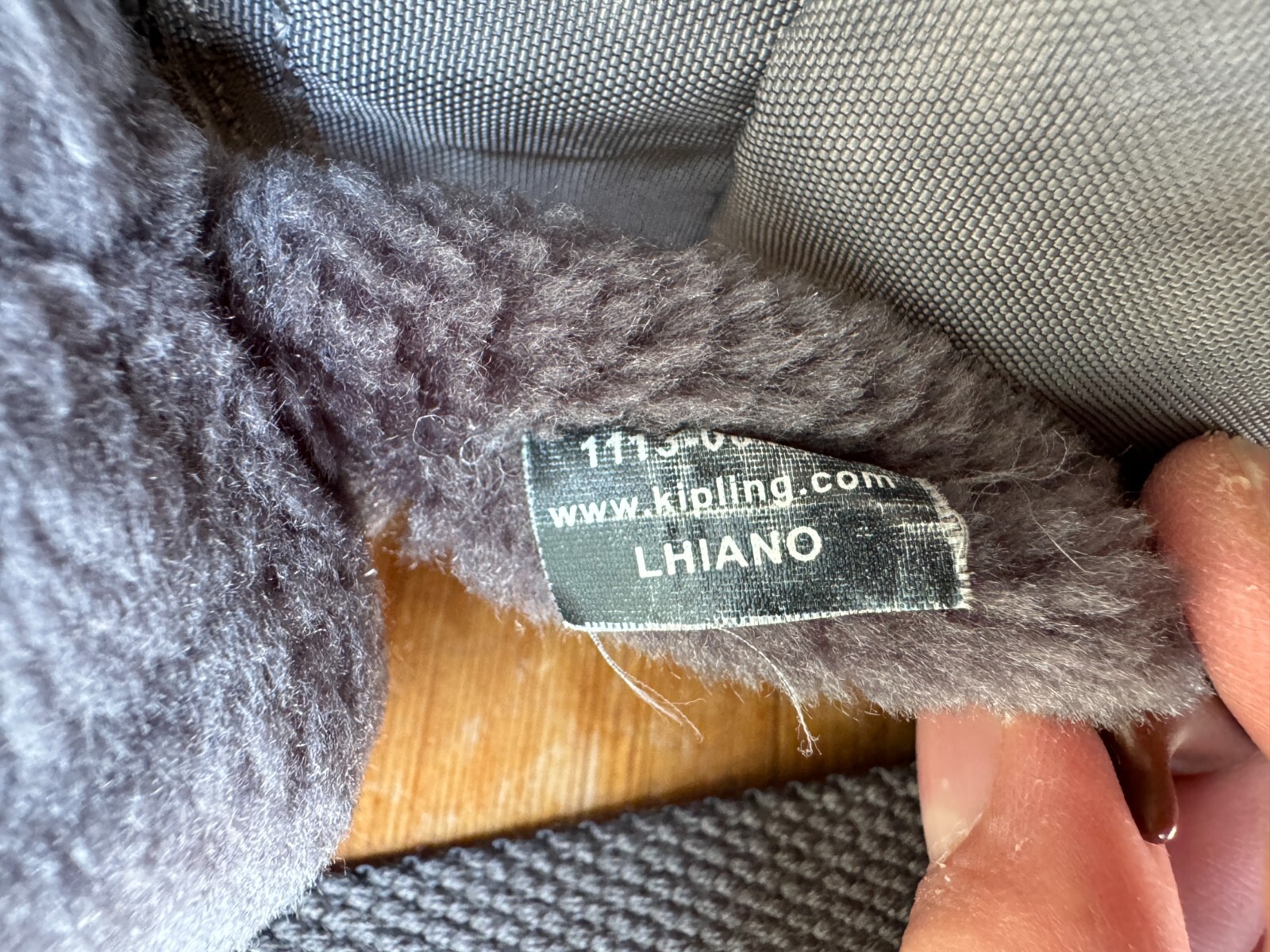 KIPLING GREY HANDBAG RUCKSACK BACKPACK MONKEY TEX… - image 5