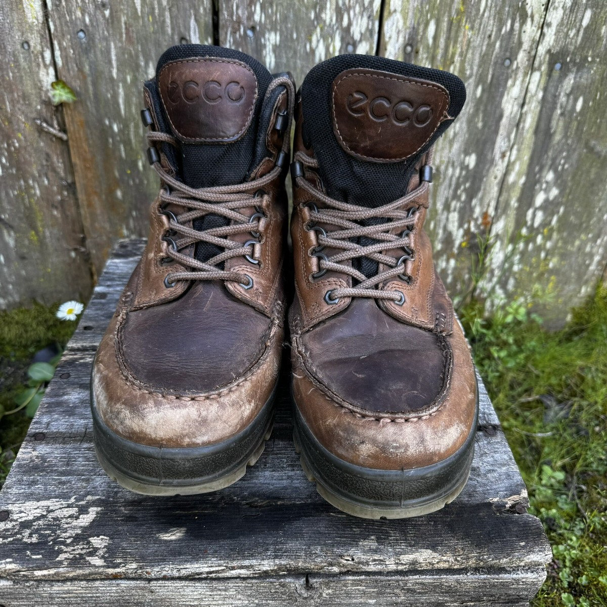 Ecco Track 25 Leather Boots Mens 11 - 11.5 EU 45 Waterproof  display picture 1