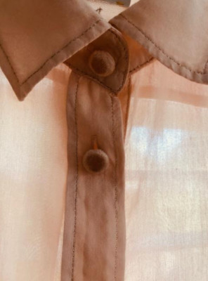 Forte Forte Women's blouse size 2 buttons / long sleeves cotton silk  NWT