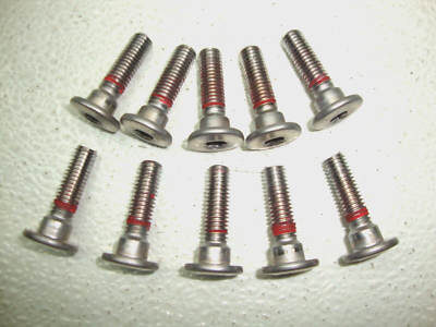 19-23 KAWASAKI NINJA ZX6R ZX 636 L-R FRONT BRAKE ROTORS BOLTS BOLT