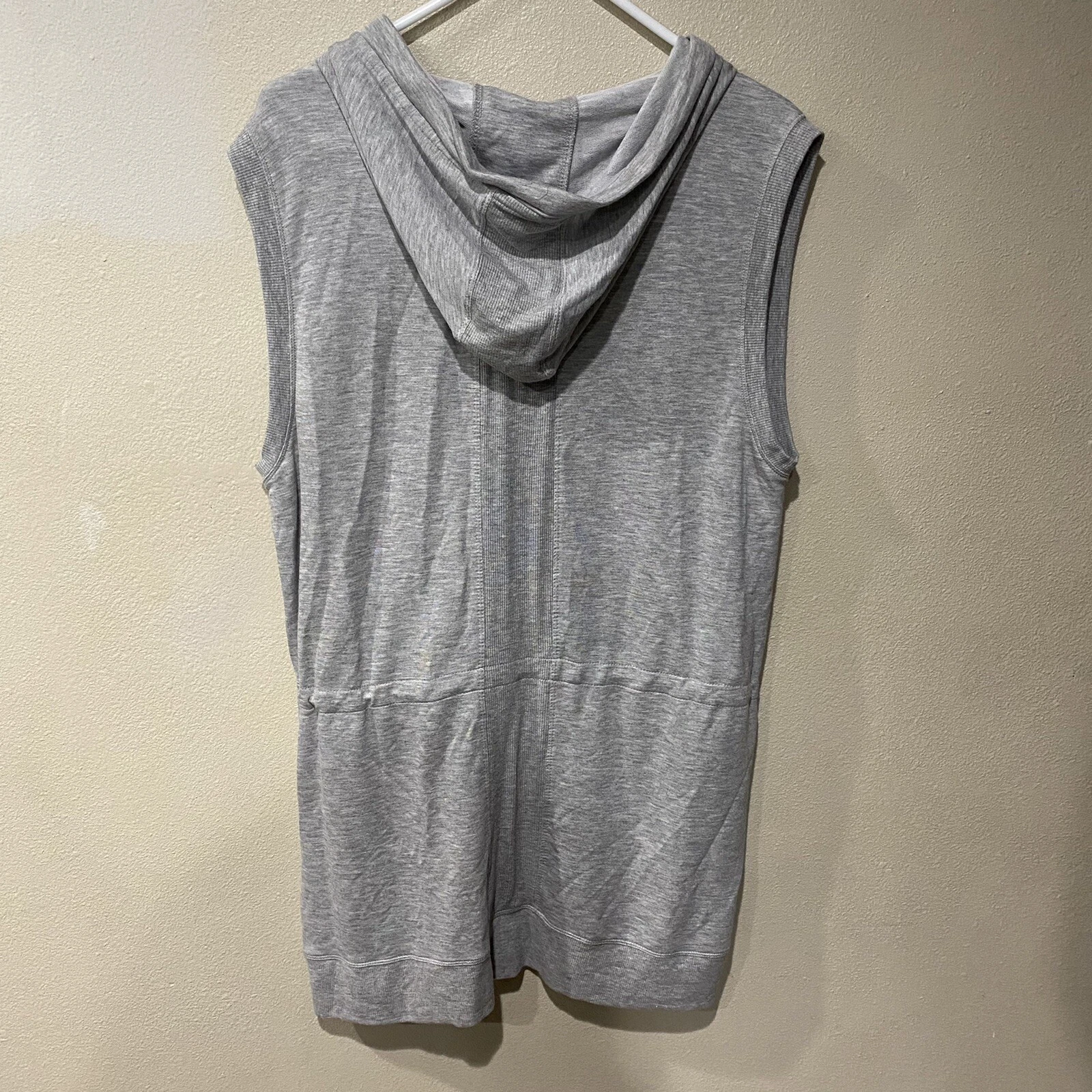 yogalicious athletic dress full zip sleeveless pockets stretch athleisure 
