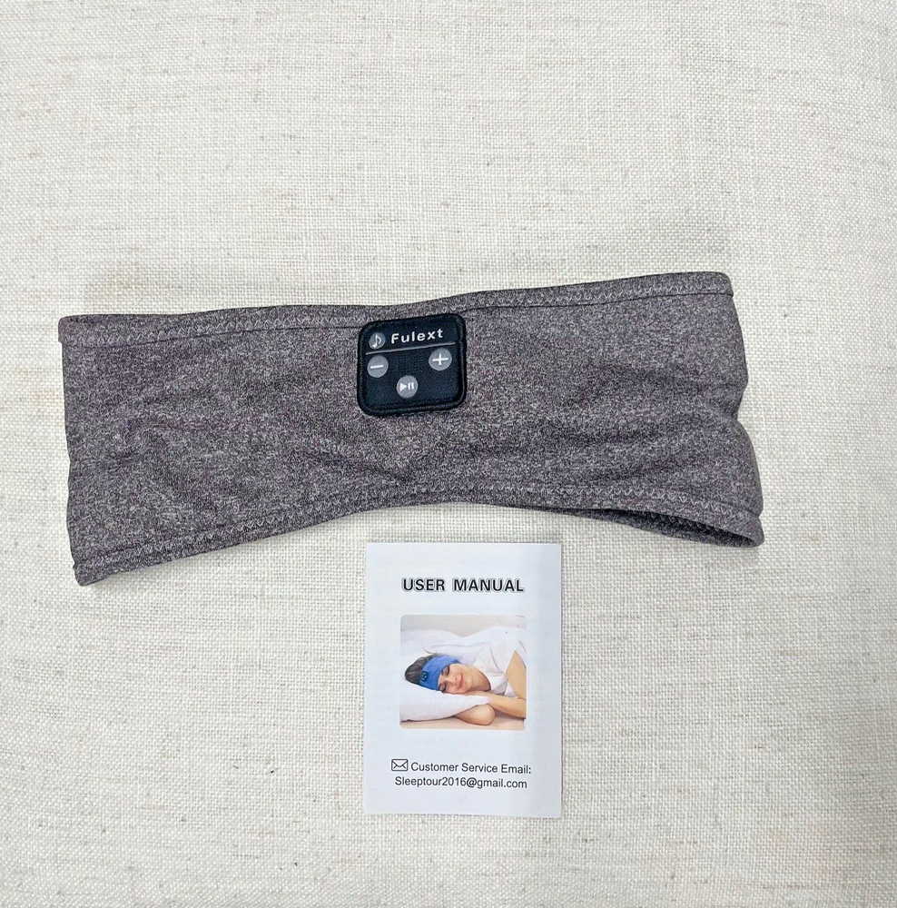 Fulext Sleep Headphones  Bluetooth Headband, Gray