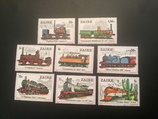 ICOLLECTZONE  Zaire 935-42 VF NH Trains
