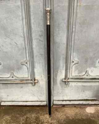 Victorian Walking Messing Gehstock Sterlingsilber sieht aus wie Stock Jogging