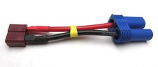 EC3 Male to Deans Female adapter 12, 14,16 AWG 3", 6", 12",18" Wire