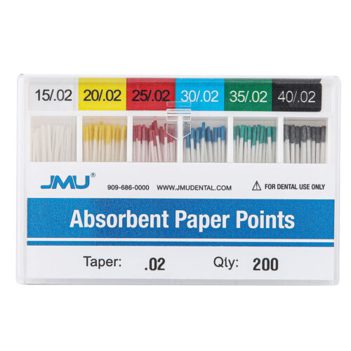 JMU Dental Absorbent Paper Points .02/.04/.06 Taper #F1-F3 Assorted - Picture 13 of 16