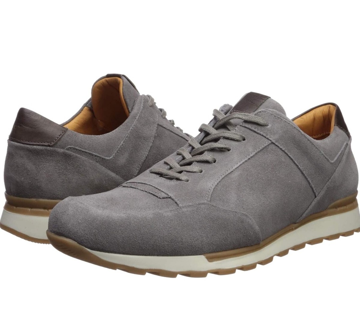 Brothers United Shoes Men's Leather Fashion Trainer Sneaker