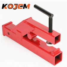 For Deere Bobcat Tractor Bucket 2" Clamp On Trailer Hitch Ball Mount Receiver