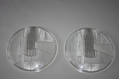 VW BUG BUS T2 FRIDOLIN KÜBEL TYP 181 1600 TYP 3 TWO HEADLIGHT LENSES 1305604050