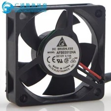 Delta AFB03512HA 3510 DC12V 0.14A 3CM 2-Wire Dual Ball Cooling Fan