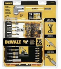 DeWalt MaxFit 35 Piece Impact Bit Set + Right Angle Attachment DWAMF35RA READ !!
