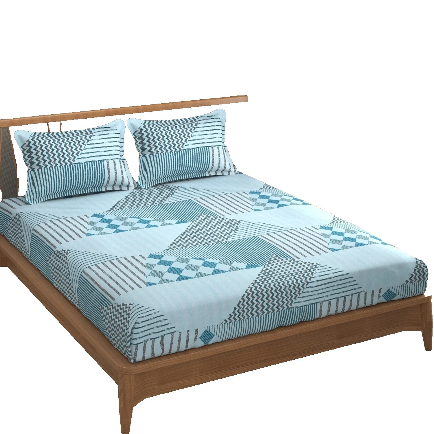 Rey Sábana Ajustable Multicolor Ropa De Cama