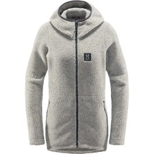 Haglöfs Pile Full Zip Fleece Womens Grey Melange Uk16 Xl
