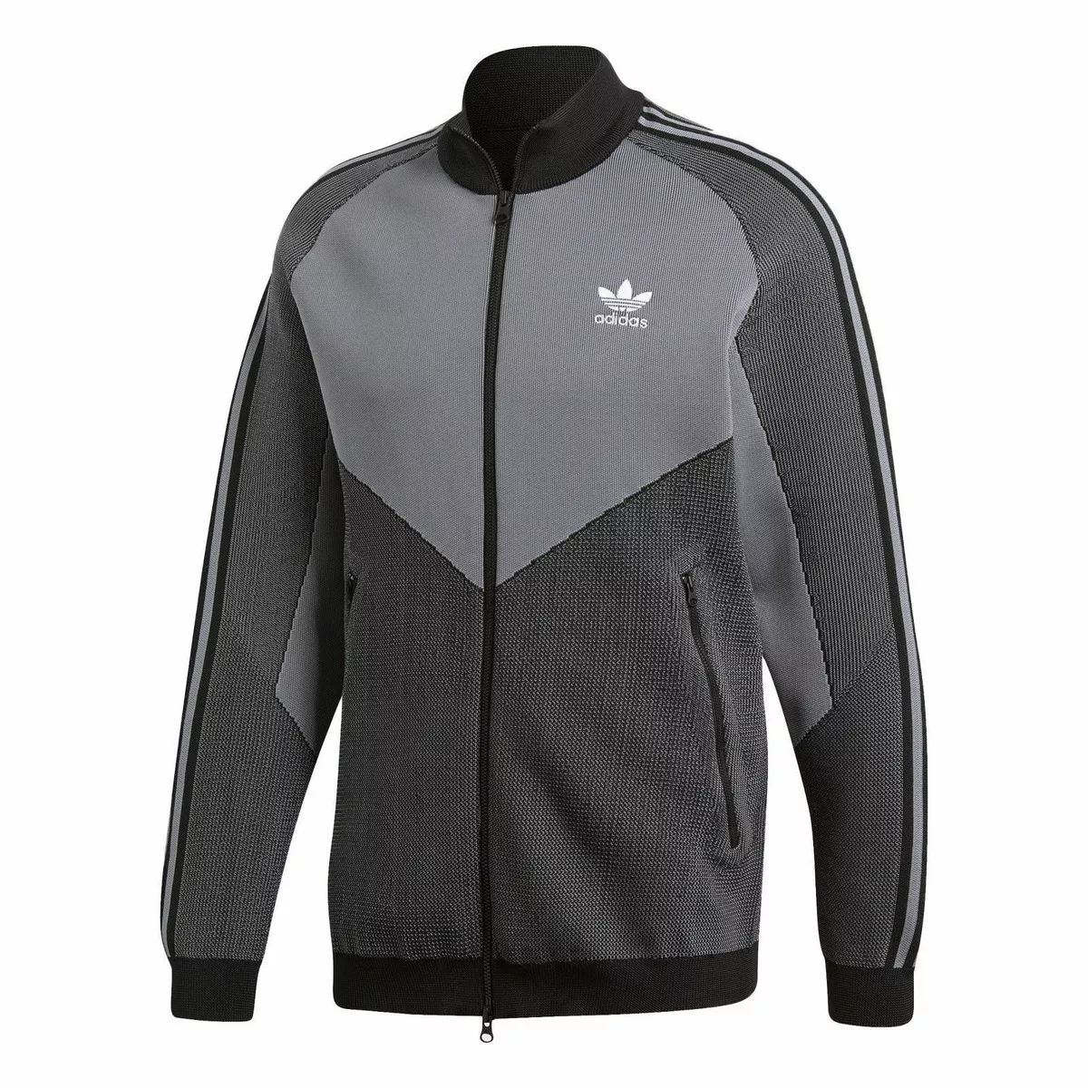 Adidas knitted hotsell track top