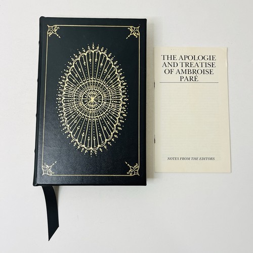 Apologie & Treatise of Ambroise Paré Classics of Medicine Leather HC Book 1984 - Picture 2 of 15