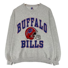 Reprinted Buffalo Bills NFL ash crewneck sweatshirt QT5015