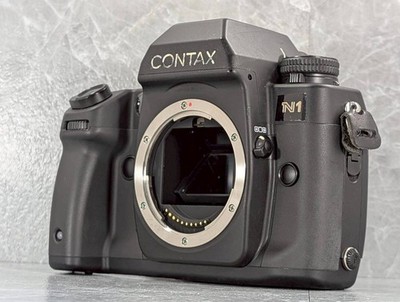 [Exc + 5 LESEN] Contax N1 analoge 35-mm-Spiegelreflexkamera schwarzes...